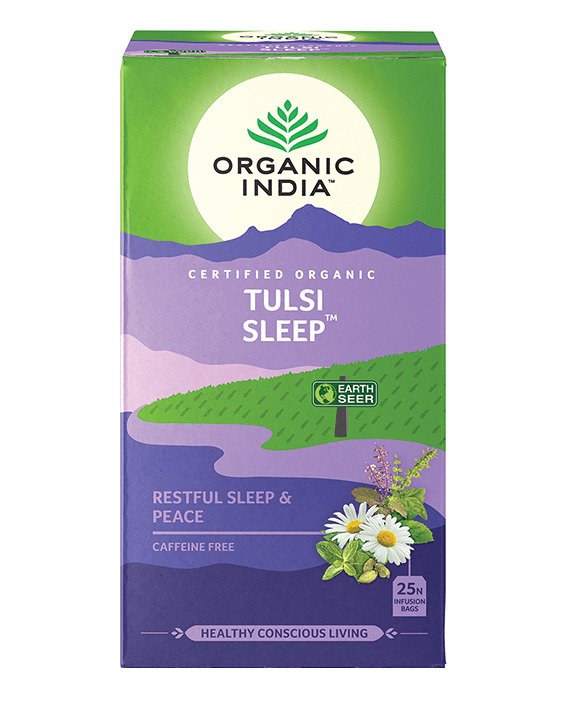 Organic India Certified Organic Tulsi Sleep Tea (25 Bags)